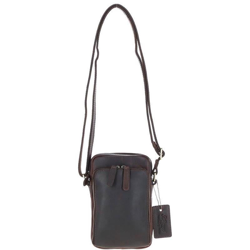 Мужская сумка Ashwood K41 Brown (37339)