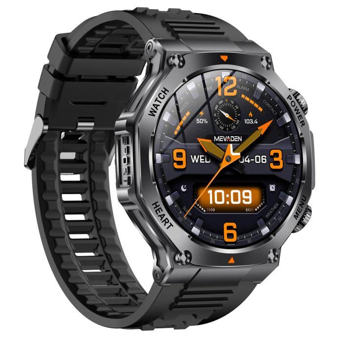 Смарт-годинник UWatch Smart Mevaden Ultra Black Rubber з ремінцями 2 шт. (2044) - фото 3 Смарт-годинник UWatch Smart Mevaden Ultra Black Rubber з ремінцями 2 шт. (2044) - фото 3