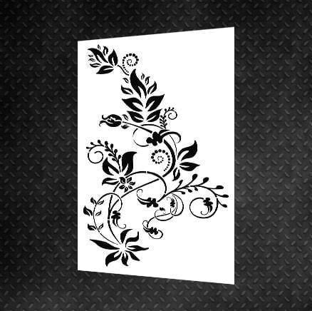 Трафарет многоразовый DFA Природа 28 для штукатурки и краски (P00028)