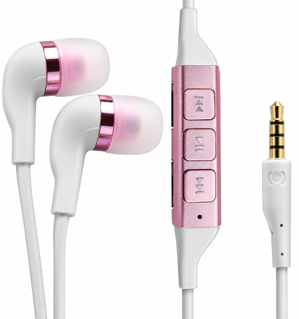 Наушники проводные вакуумные Nokia N97 mini WH-701 3,5 мм с микрофоном и пультом Pink (29773350)