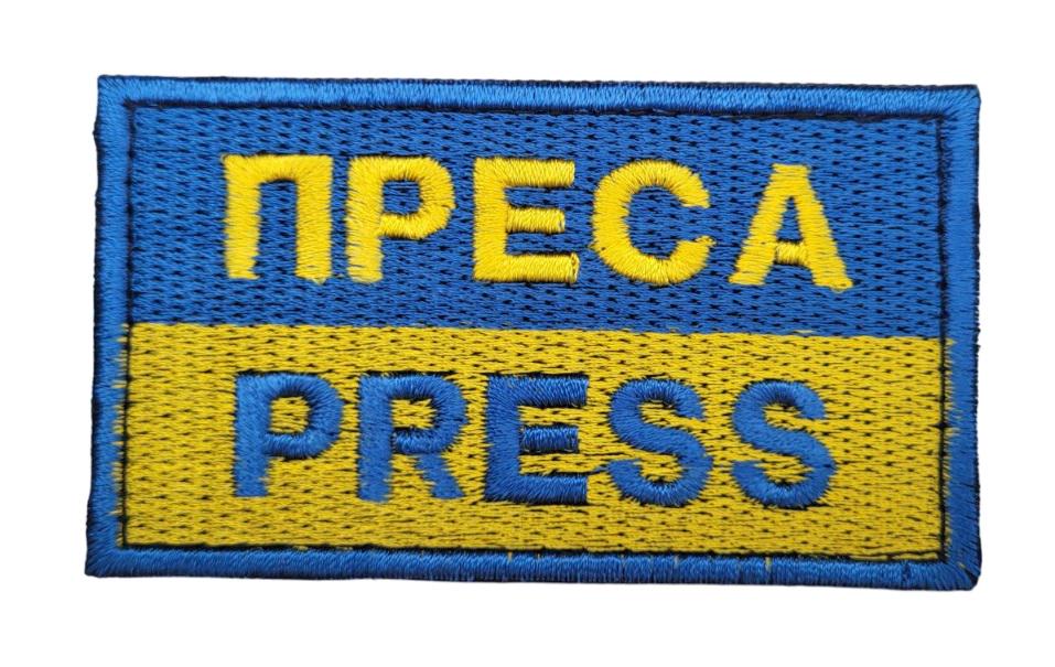 Шеврон Пресса 9х5 см (3584498)