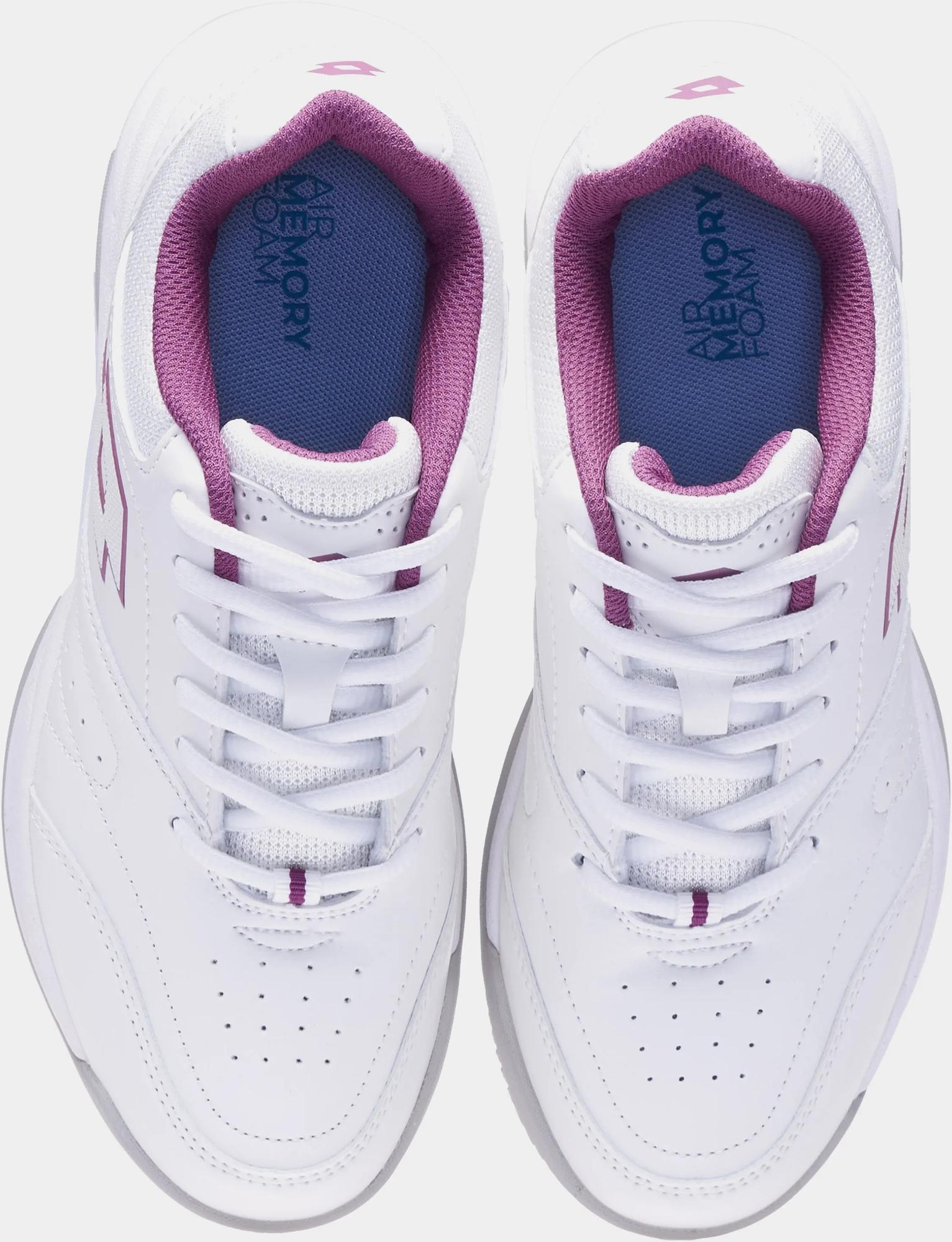 Кроссовки женские Lotto COURT LOGO AMF XX W 220655/BQA р. 40 Бело-фиолетовый (48127-168) - фото 3