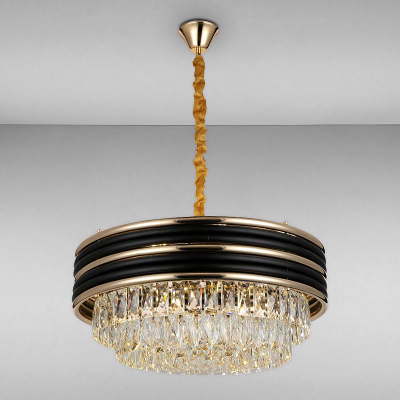 Люстра підвісна кришталева Light House LS-17127-8 Золото (16433)