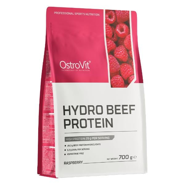 Протеин OstroVit Hydro Beef Protein 700 г 23 порции Raspberry (000027265)