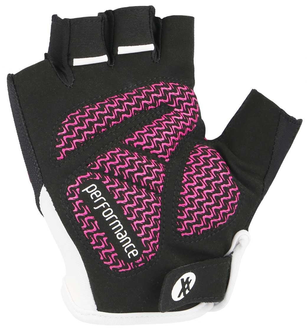 Велоперчатки женские KinetiXx Liz Ladies Bike Glove без пальцев р. 7 Черный/Розовый - фото 2