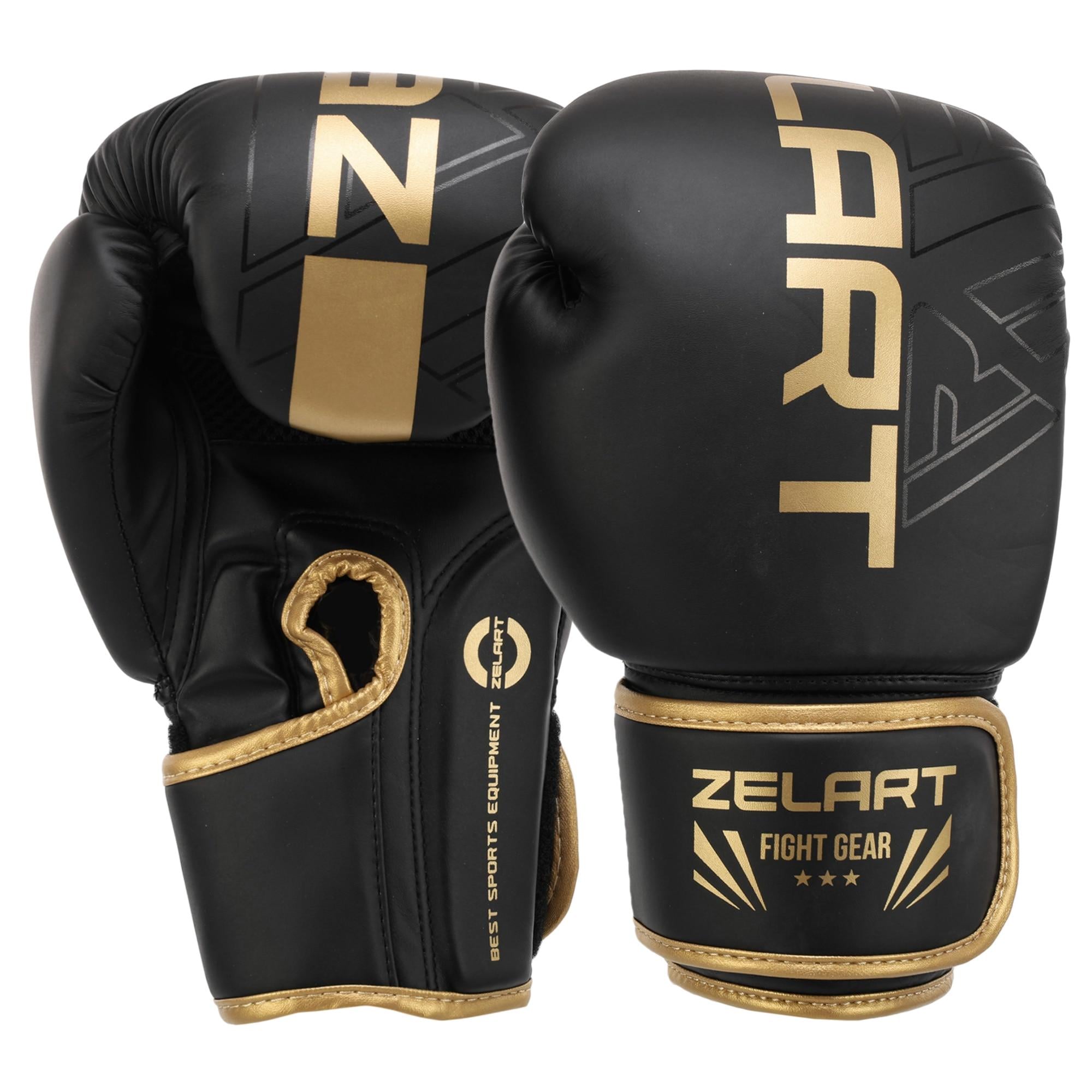 Перчатки боксерские Zelart BO-7519 14 oz Черный (36988286)