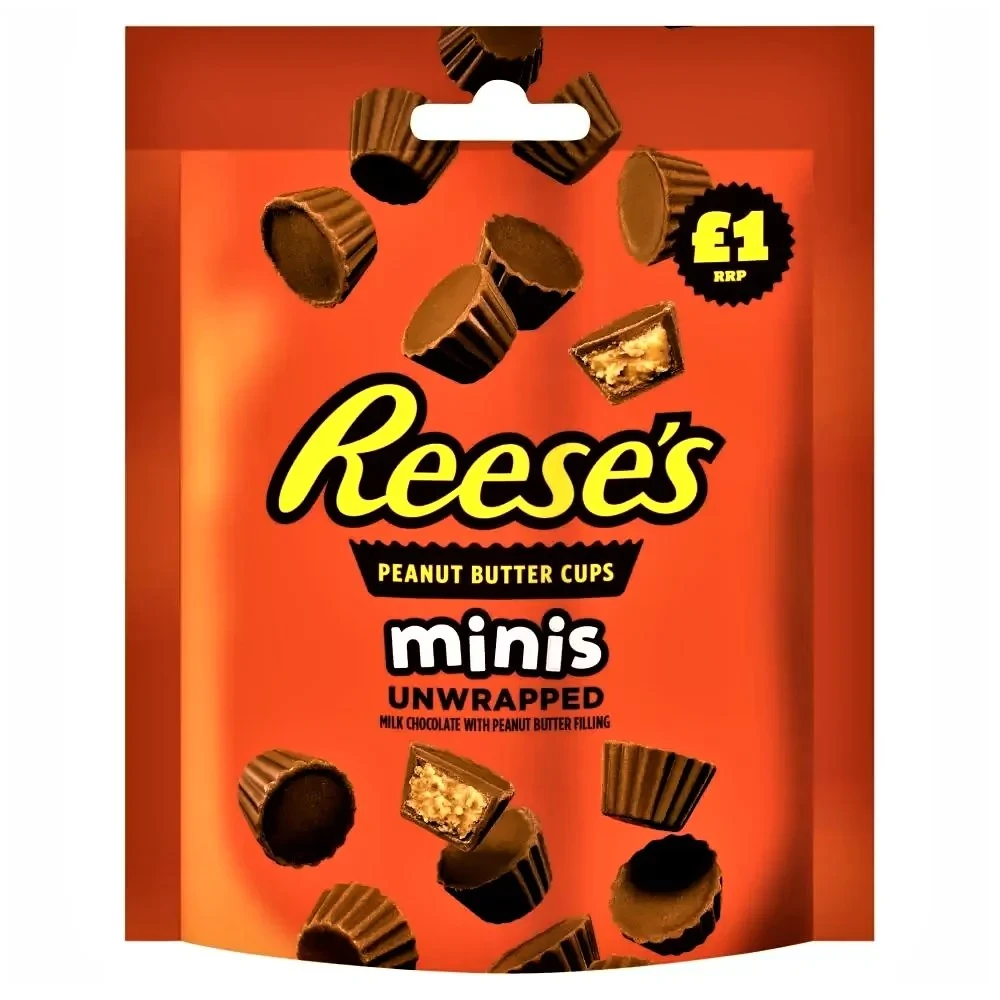 Конфеты шоколадные Reese's Peanut Butter Cups Minis 68 г (2107905867)