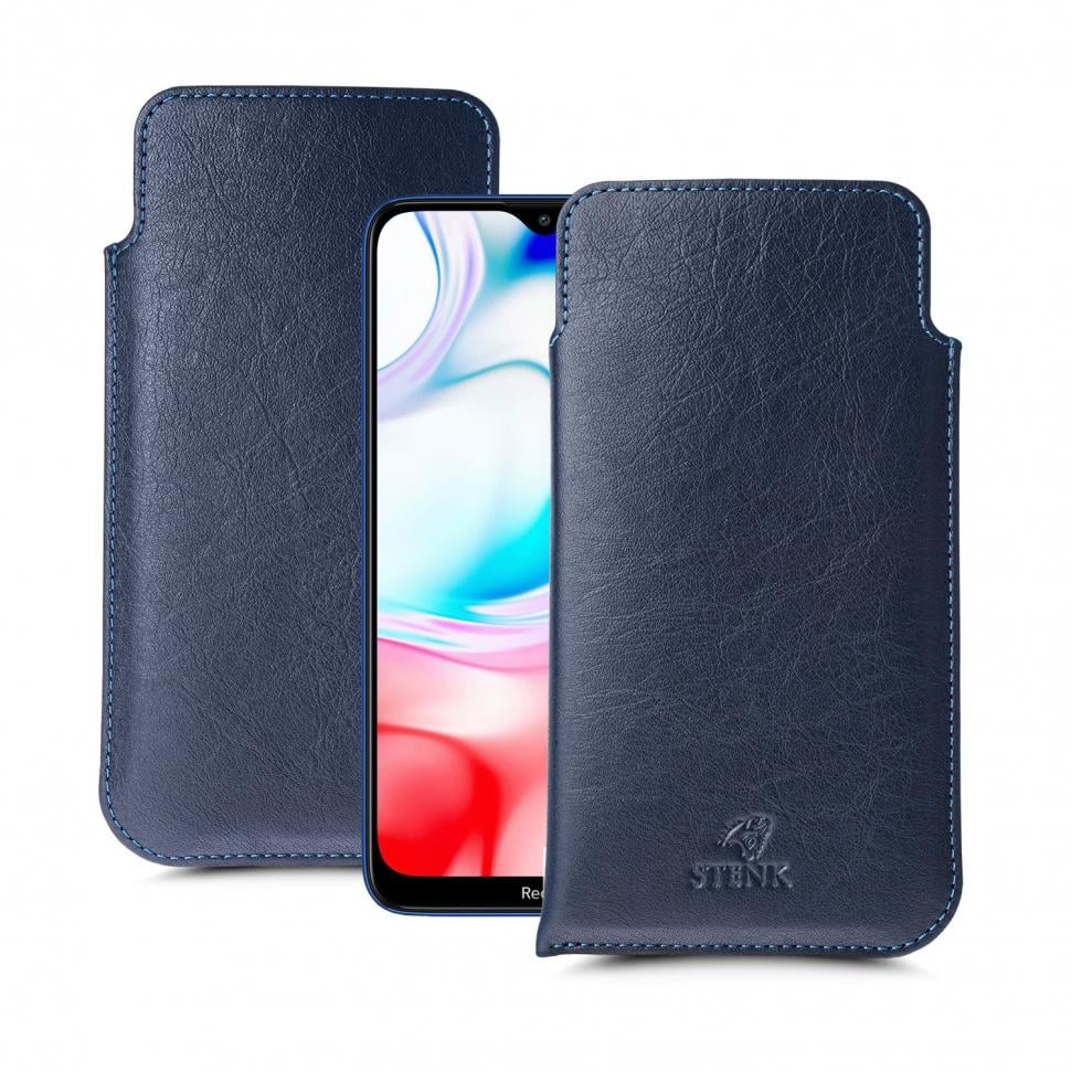 Футляр Stenk Elegance для Xiaomi Redmi 8 Синий (64566) Футляр Stenk Elegance для Xiaomi Redmi 8 Синий (64566)