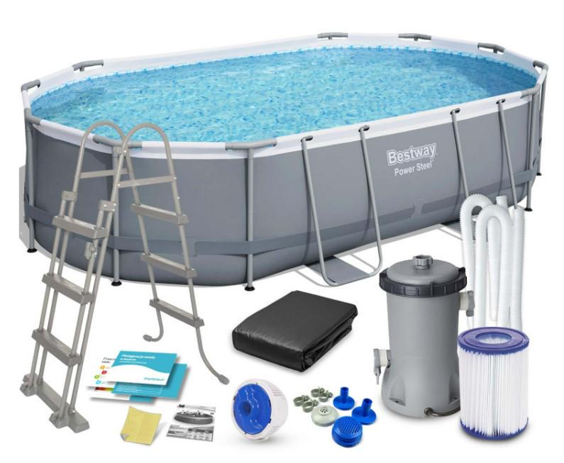 Бассейн каркасный Bestway 56448 488x305x107 см (DM-56448) Бассейн каркасный Bestway 56448 488x305x107 см (DM-56448)