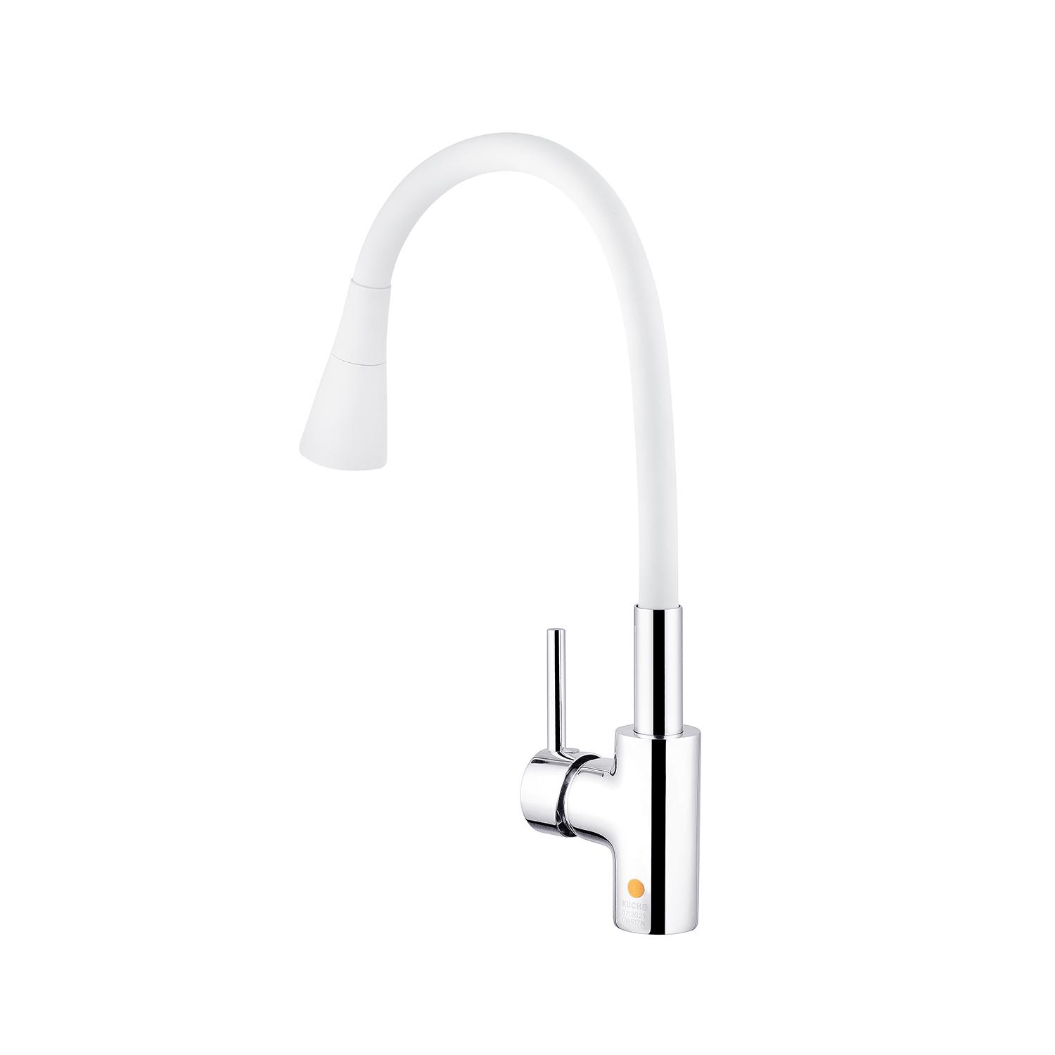 Смеситель для кухни Kroner KRP Kuche C031WHI (24335) - фото 3 Смеситель для кухни Kroner KRP Kuche C031WHI (24335) - фото 3