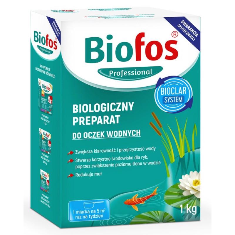 Средство для очистки водоемов Biofos Professional с пробиотиком 1 кг (1 кг/вод)