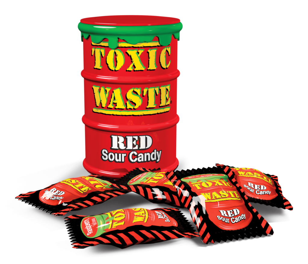 Льодяники кислі TOXIC WASTE RED (327403587)