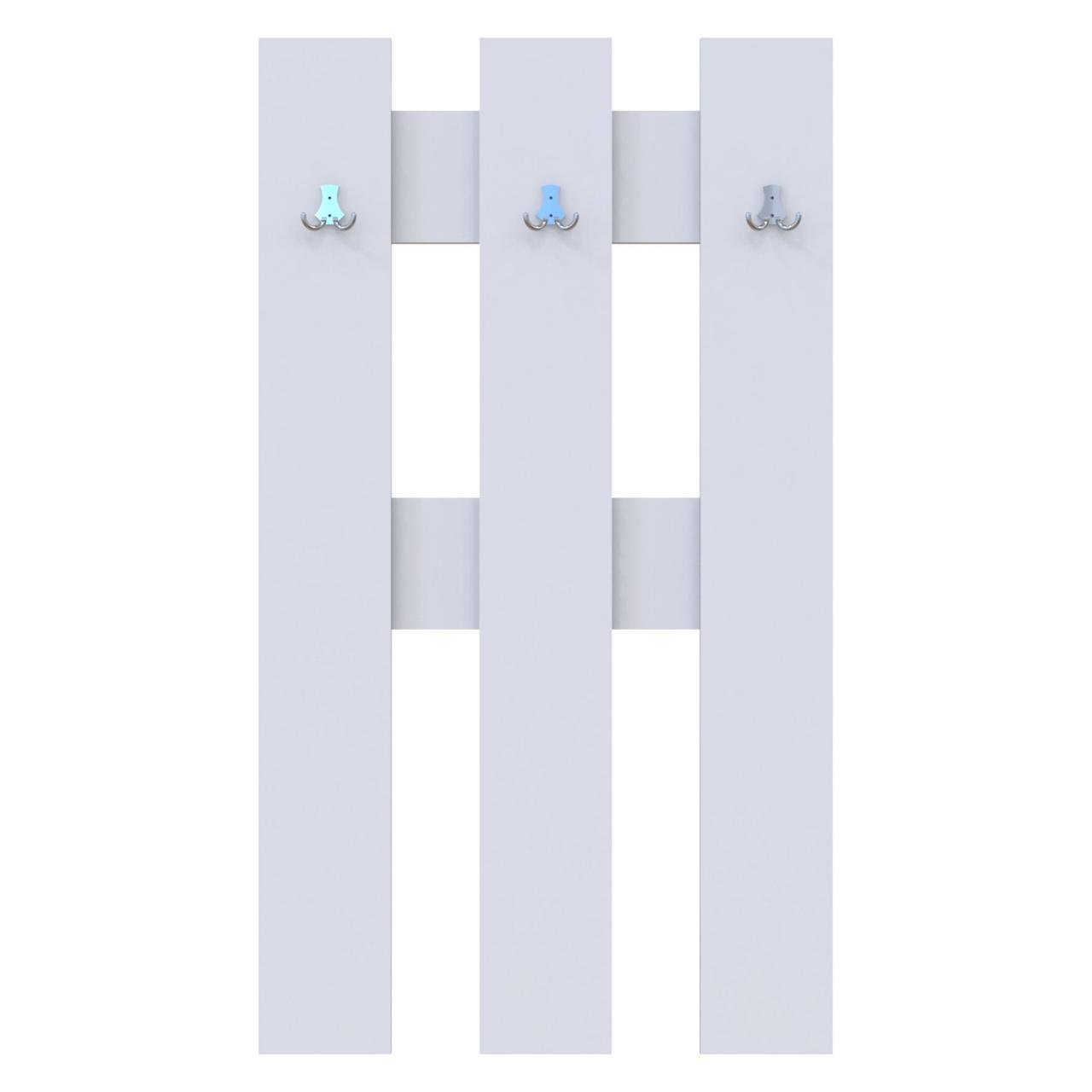 Вешалка для одежды Doros Н1 65х3,2х115 см Белая (DRS-011558)