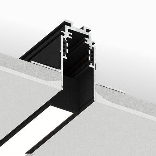 Шино-провід магнітний для трекових світильників під гіпсокартон LIGHT SET LSDMR-2M G26 2 м Чорний (13524) - фото 2 Шино-провід магнітний для трекових світильників під гіпсокартон LIGHT SET LSDMR-2M G26 2 м Чорний (13524) - фото 2