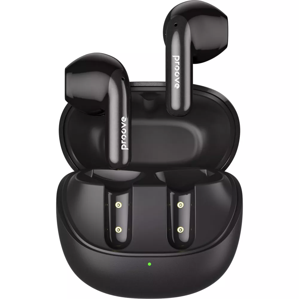 Наушники беспроводные Proove Logic TWS APP Obsidian Bluetooth 5.4 кейс 300 мАч Black (TWLG0001AP15)