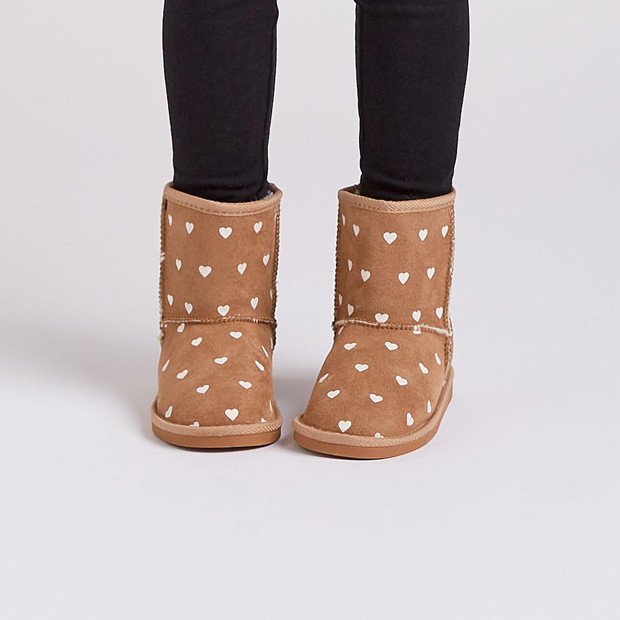 Сапоги-угги для девочки Coqui детские р. 27 Коричневый (172)