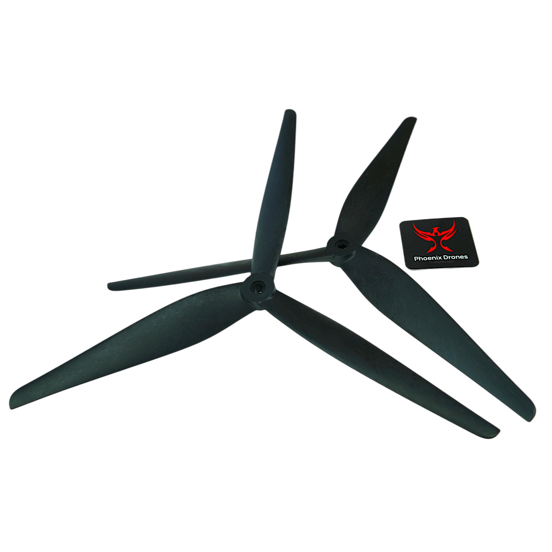 Пропеллеры HQProp XC13x9x3V2B 1 CW/1 CCW из поликарбоната для 13-дюймового FPV-дрона (848658) - фото 4 Пропеллеры HQProp XC13x9x3V2B 1 CW/1 CCW из поликарбоната для 13-дюймового FPV-дрона (848658) - фото 4