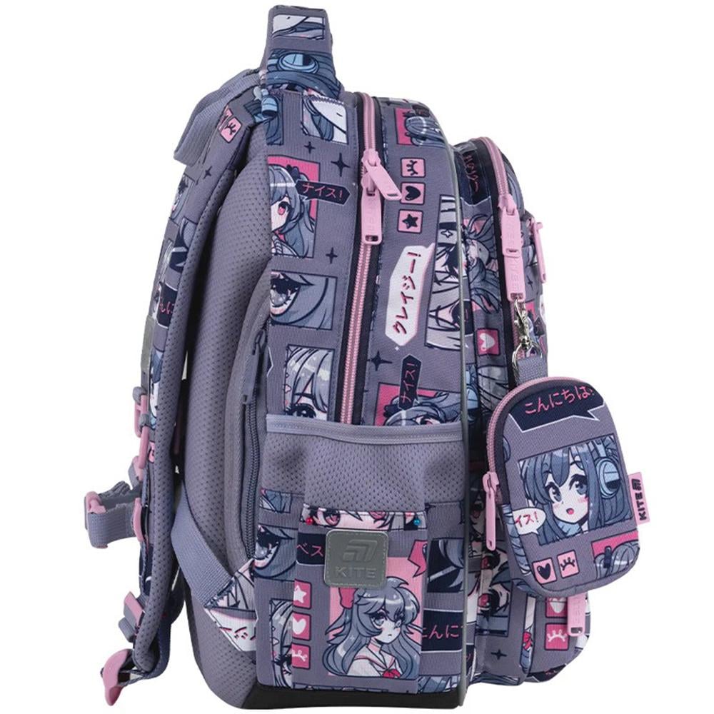 Шкільний набір KITE Education Anime Girl рюкзак/пенал/сумка для взуття (SET_K25-773M-5) - фото 18 Шкільний набір KITE Education Anime Girl рюкзак/пенал/сумка для взуття (SET_K25-773M-5) - фото 18