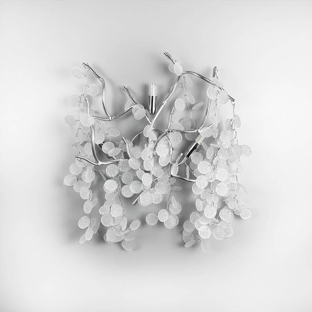 Бра Line.F W 105B/3 CH с матовыми монетками Хром (2172_3361)