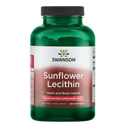 Лецитин Swanson Sunflower Lecithin 1200 мг 90 капс. (SW1583)
