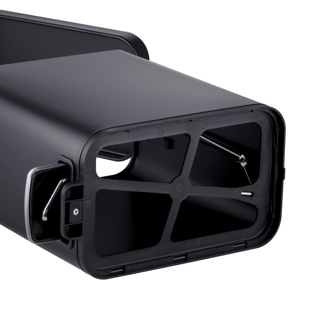 Відро для сміття з плавним закриттям MIXXUS Premium Quadro-TC0105 прямокутне 5 л Black (MI7061) - фото 5