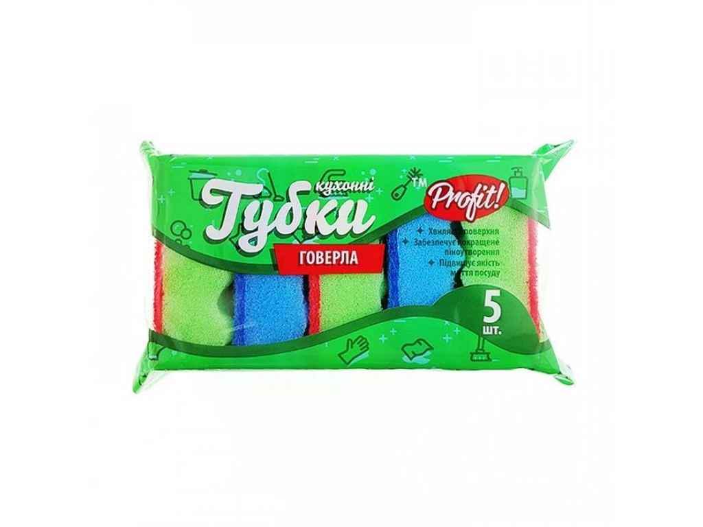 Губки кухонные Profit волнистые ГОВЕРЛА 5 шт. (989595)