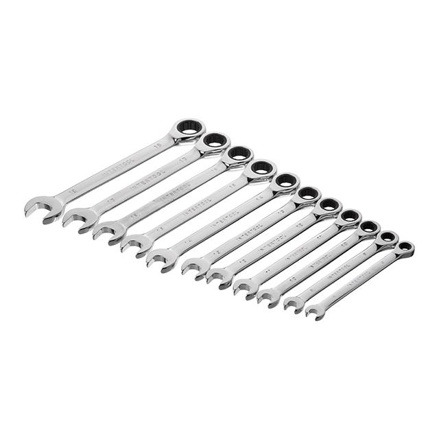 Набір ключів комбінованих з храповим механізмом 11 од. 8-19 мм (DIN3113) - фото 3 Набір ключів комбінованих з храповим механізмом 11 од. 8-19 мм (DIN3113) - фото 3