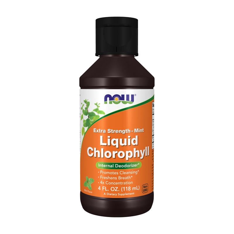 Хлорофіл рідкий NOW Liquid Chlorophyll 118 мл М'ята
