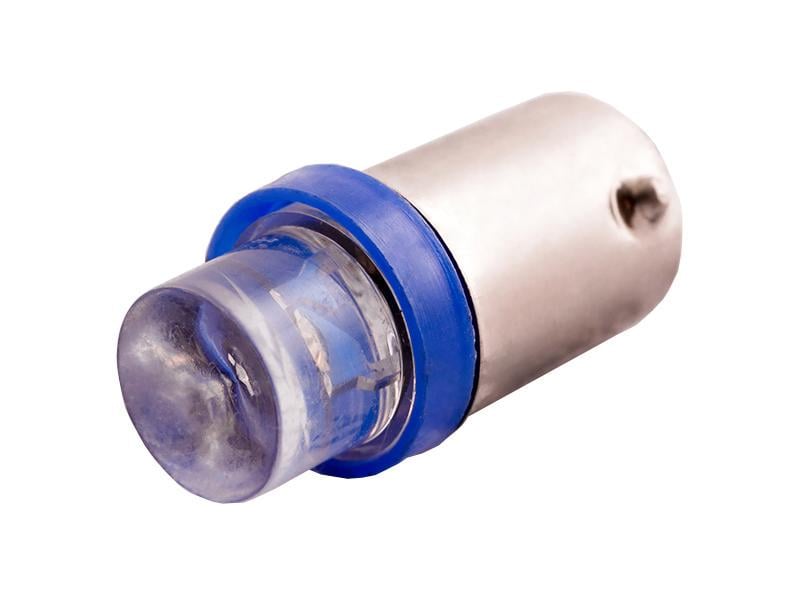 Автомобільна лампа світлодіодна LEDUA BA9S-1pc увігнутий LED 12V Синій (87)