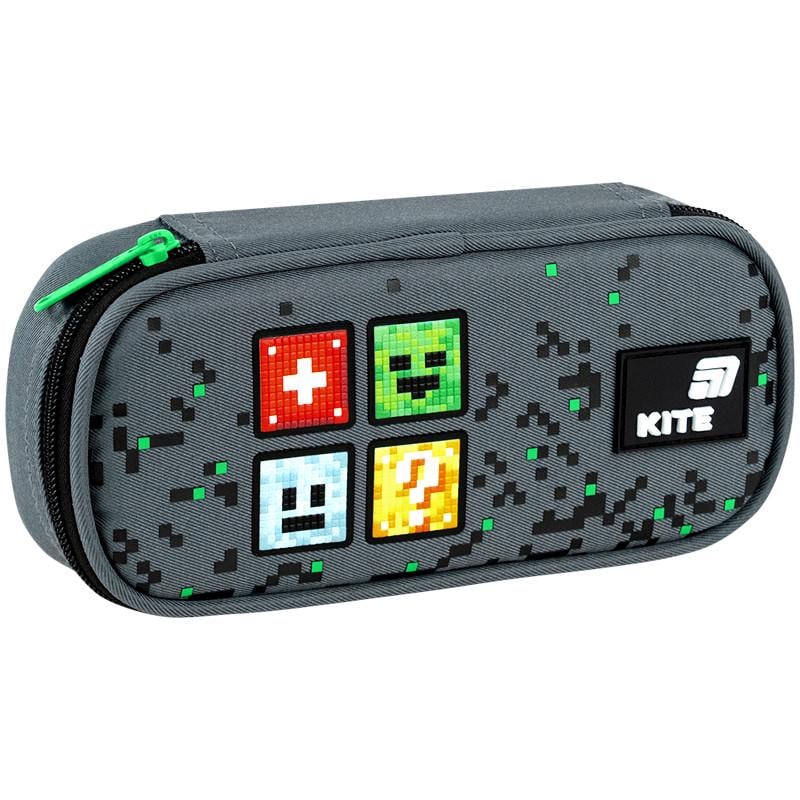 Пенал KITE Pixel Сірий (K26-662-22)