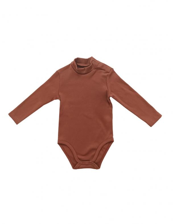 Боди-гольф для мальчика Smil Кашкорс с начесом 98 см Коричневый (102775)