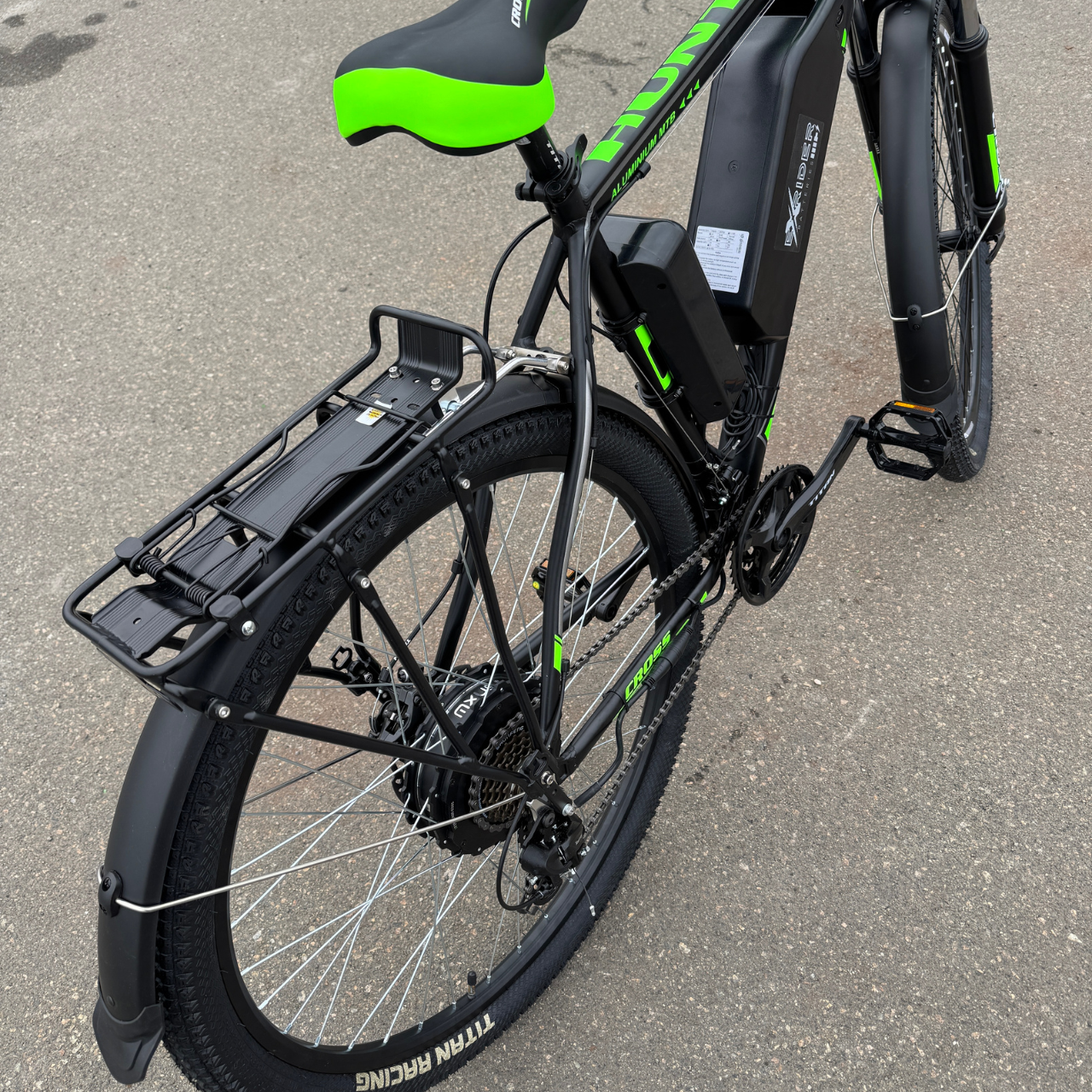 Велосипед з Е-комплектом Titan з багажником 29" Hunter 2025 48 В 1000 Вт MXSUS 15 Ah/до 55 км запас ходу з дисплеєм LSD10/Pas-ассистент (c4e8ad5b) - фото 5