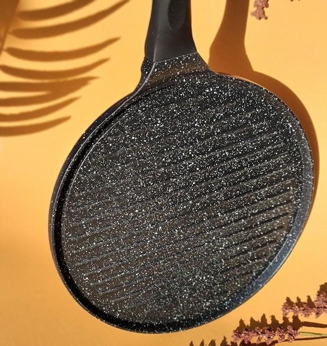 Сковорода гриль Edenberg з мармуровим покриттям 27 см (EB-7518) - фото 4