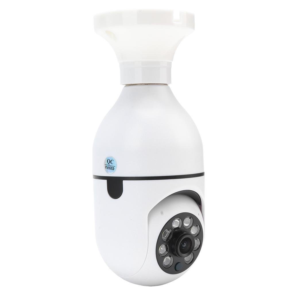 Камера видеонаблюдения Wifi беспроводная панорамная в патрон E27 с датчиком движения и подсветкой HD 360 2MP 1080р (28158043) Камера видеонаблюдения Wifi беспроводная панорамная в патрон E27 с датчиком движения и подсветкой HD 360 2MP 1080р (28158043)