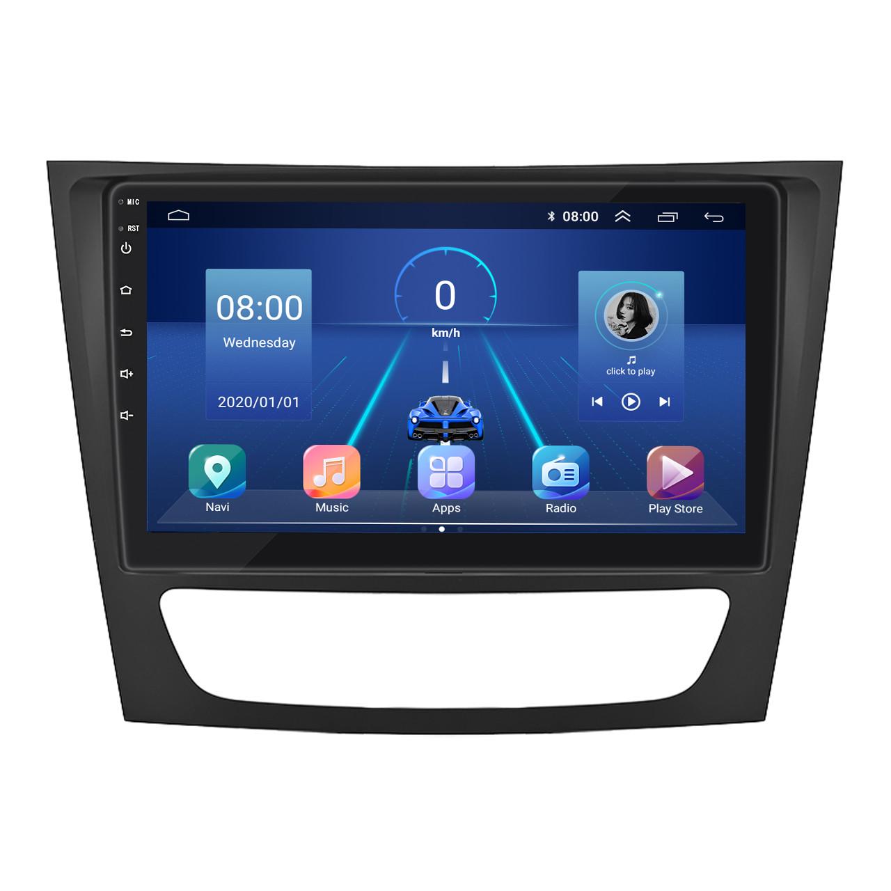 Автомагнітола штатна Lesko 4G/GPS/Wi-Fi для Mercedes-Benz CLS I C219 Рестайлінг 2008-2010 6/128Gb 9" (1701194435)