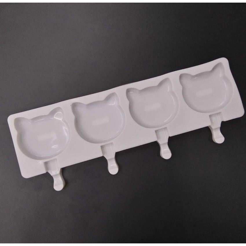 Форма для мороженого и десертов SNS Котики силиконовая 39x14,5 см (1497423708)