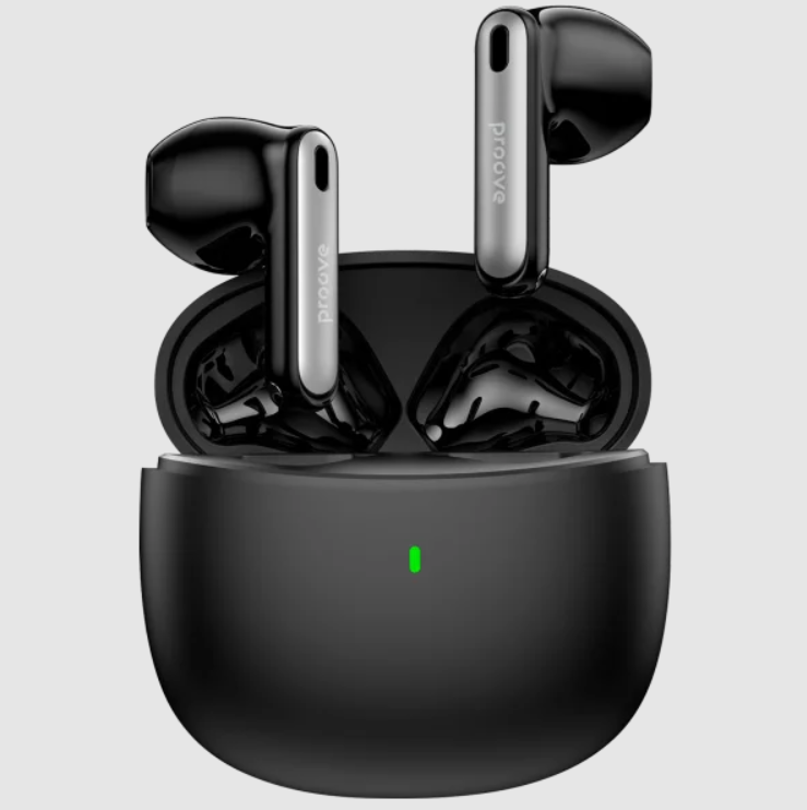 Беспроводные наушники Proove Intro Pro TWS Bluetooth ANC с активным шумоподавлением/ENC и дисплеем Черный Беспроводные наушники Proove Intro Pro TWS Bluetooth ANC с активным шумоподавлением/ENC и дисплеем Черный