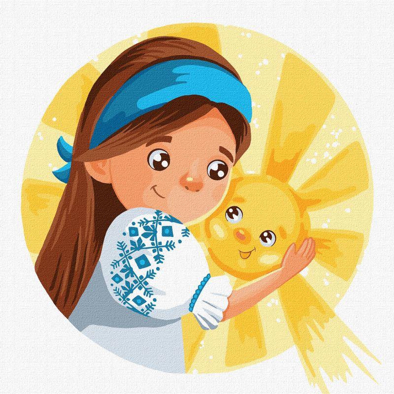 Картина по номерам Идейка Солнышко 30х30 см (KHO2404)