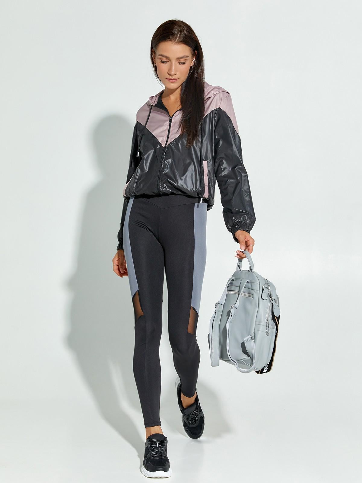 Куртка ISSA PLUS M Чорний/Бежевий (SA-122)