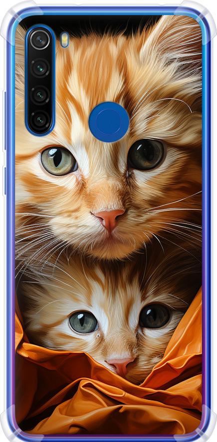 Чехол на Xiaomi Redmi Note 8T Котики 2 (5664sp-1818-42517)