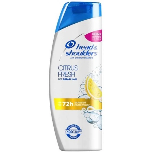 Шампунь проти лупи Head &amp; Shoulders Цитрусова свіжість 400 мл (5011321336032)