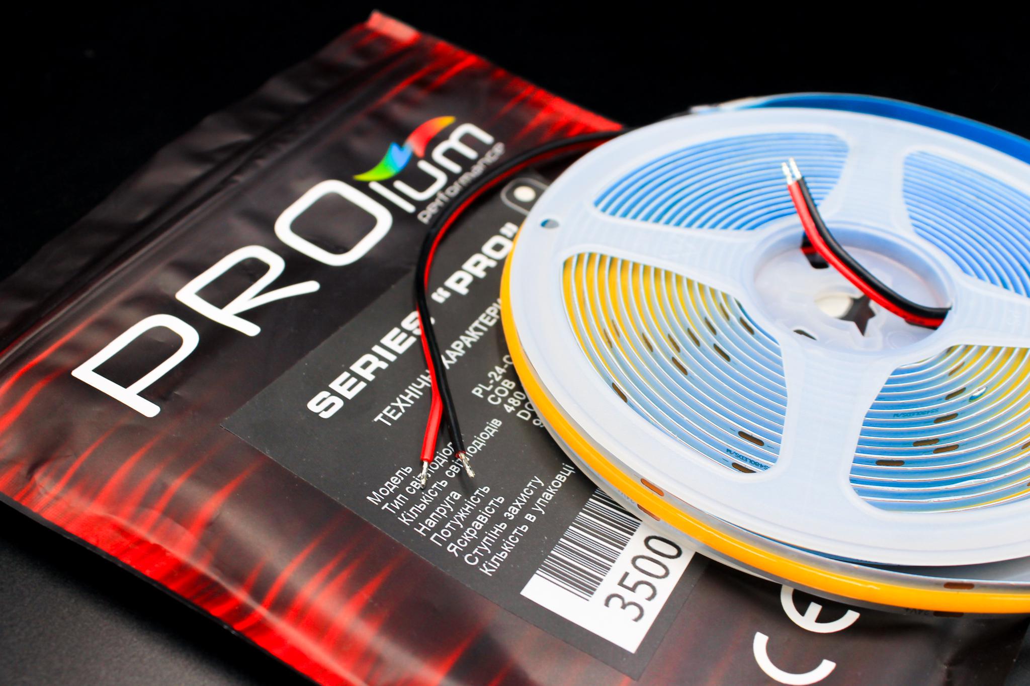 Светодиодная лента Prolum СОВ 480LED IP20 Series-PRO 24V Нейтральный Белый (28522832) - фото 6