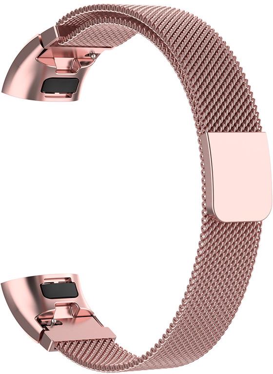 Ремешок Миланская петля Milano Huawei Band 4 Pro/Band 3 Pro Rose Gold (15262)
