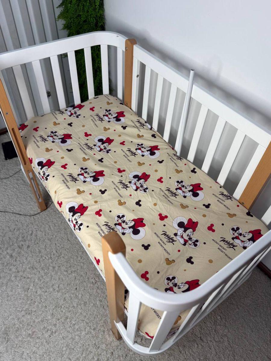 Простирадло дитяче на гумці 120х60 см (7736)