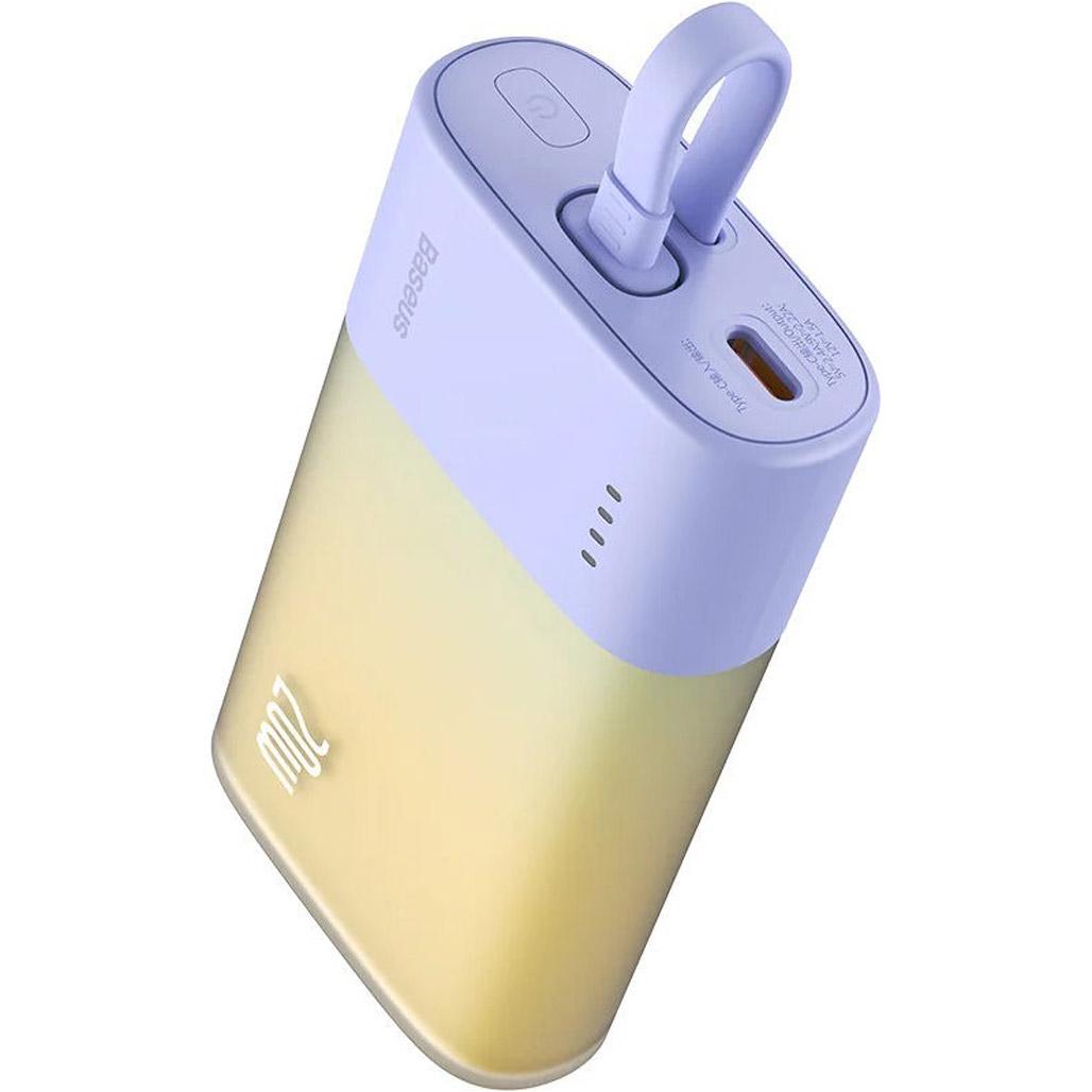 Зовнішній акумулятор Baseus Popsicle Lightning 5200 mAh 20W Purple (P10055600512-00)