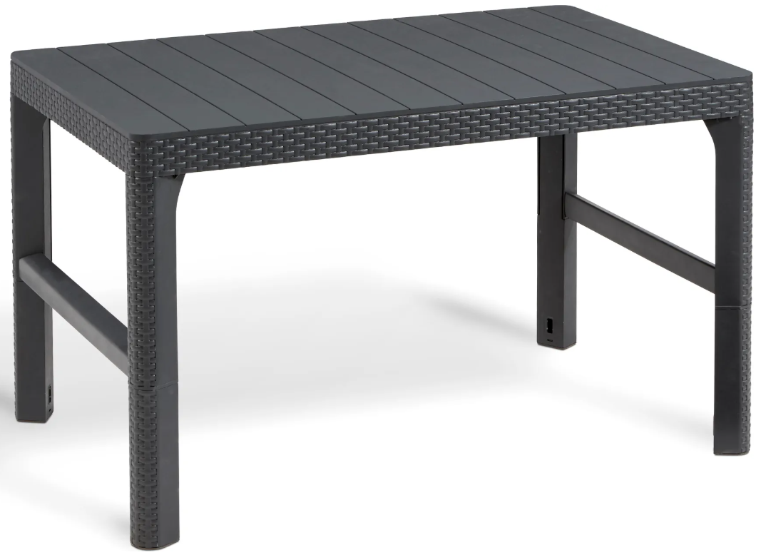 Стол для сада Keter Lyon раскладной Графитовый (232300)