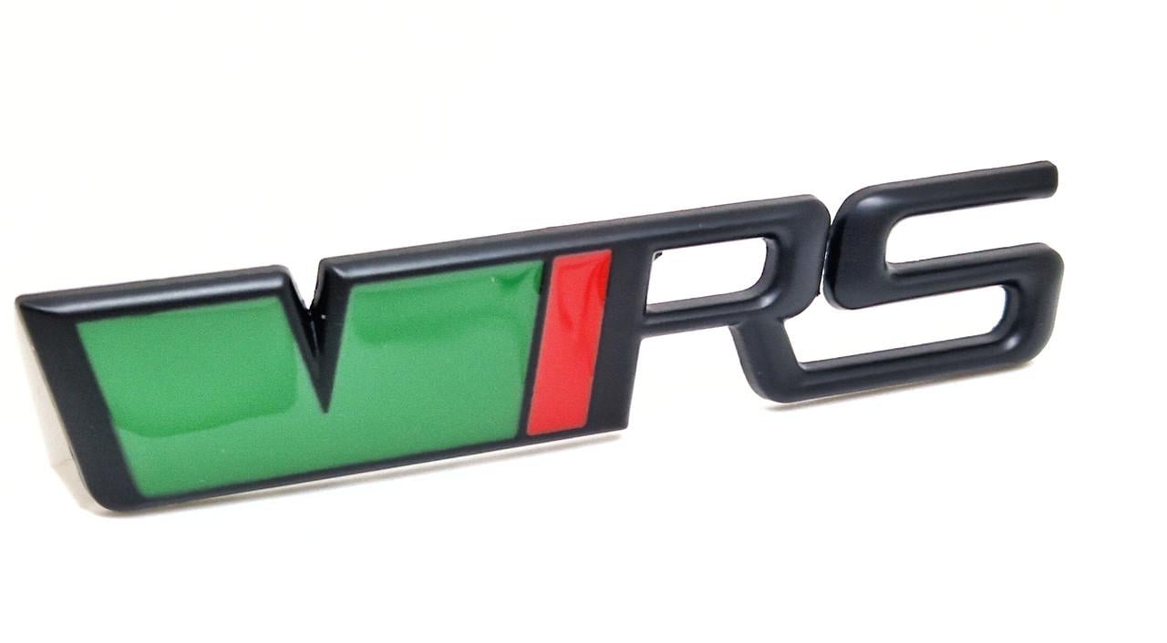 Эмблема надпись VRS Skoda на крышку багажника ВРС (2474680418)
