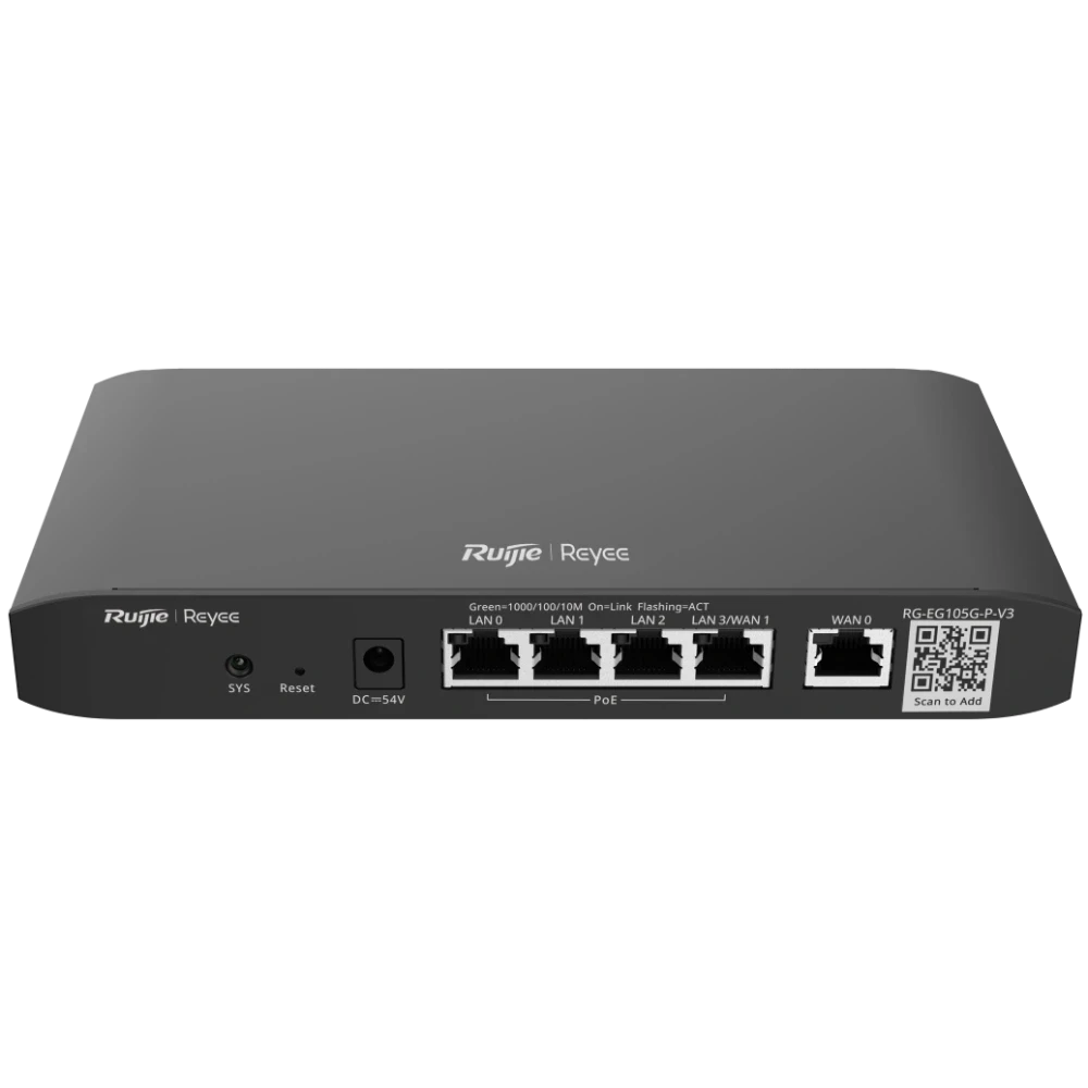 Маршрутизатор Ruijie Reyee RG-EG105G-P-V3 (35441111)