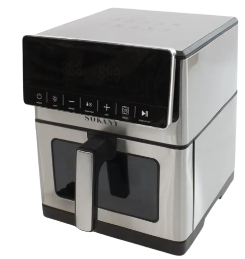 Аэрофритюрница Sokany SK-10113 2200 Вт корпус из нержавеющей стали с большой чашей 10 л (2853797799)