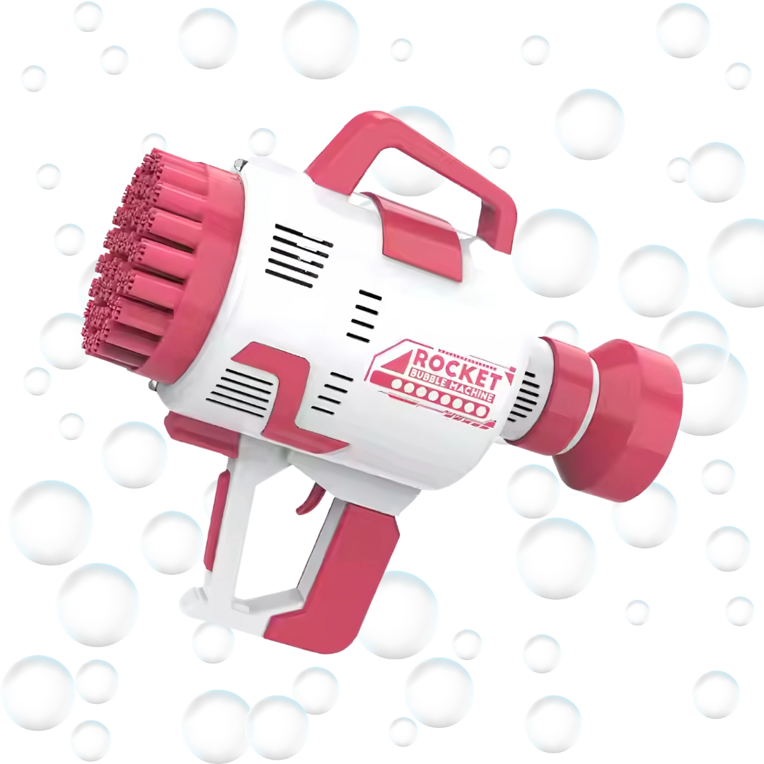 Генератор мильних бульбашок на акумуляторі для дітей Рожевий - фото 5 Генератор мильних бульбашок на акумуляторі для дітей Рожевий - фото 5